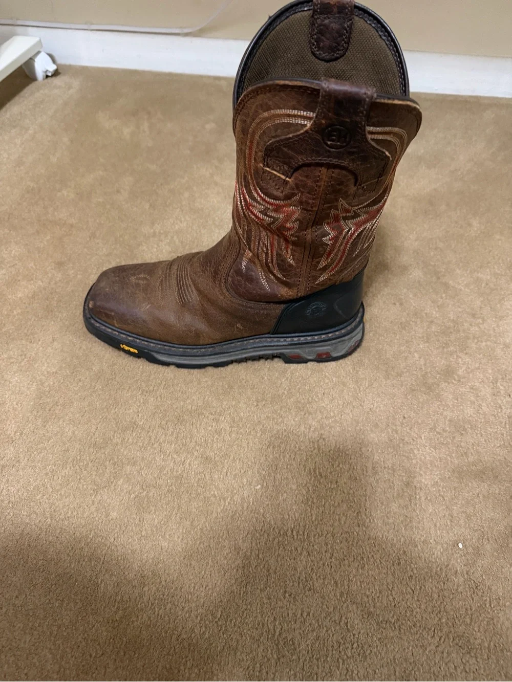 Men’s Justin soft toe boots